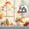Hello Fall Decorations for Home - Fall Door Sign Pumpkin Wreath Hanger Decor Wall Door Decor for Indoor Outdoor Front Door Porch Farmhouse Turkey Wall Decorations